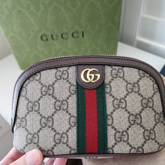 Barely Used Gucci Ophidia Set - Clutch/Crossbody/Shoulder - Picture 4 of 16